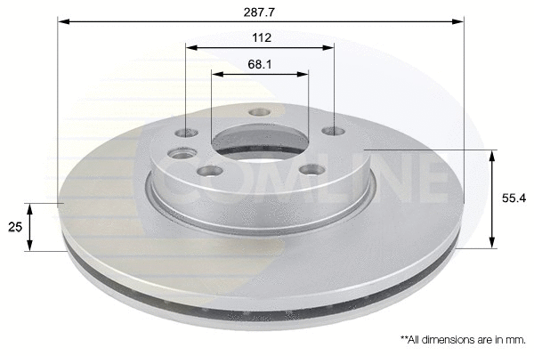 Brake Disc (ADC1418V)