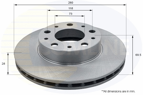 Brake Disc (ADC1571V)