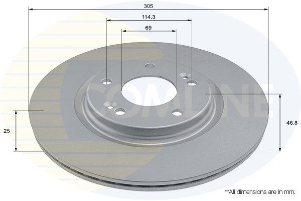 Brake Disc (ADC2982V)
