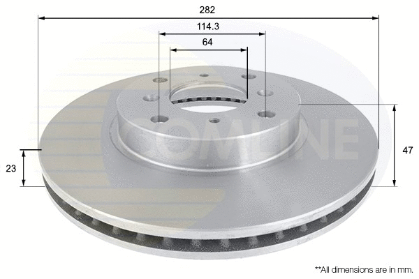 Brake Disc (ADC0535V)