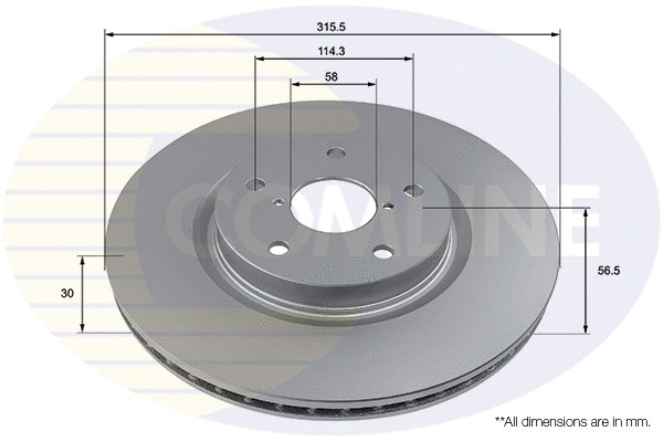 Brake Disc (ADC5036V)