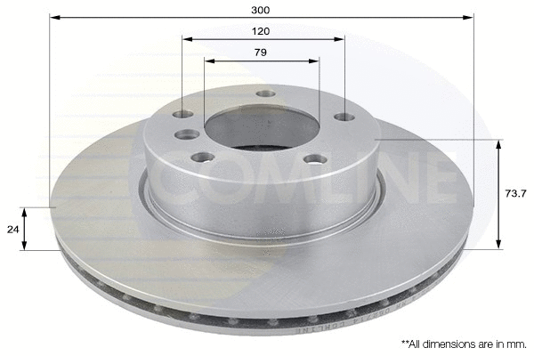 Brake Disc (ADC1728V)