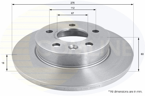Brake Disc (ADC1668)