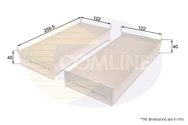 Filter, cabin air (EKF231)