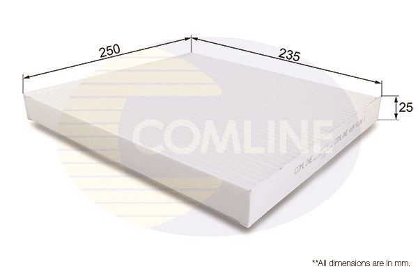 Filter, cabin air (EKF172)