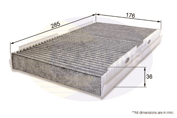 Filter, cabin air (EKF117A)