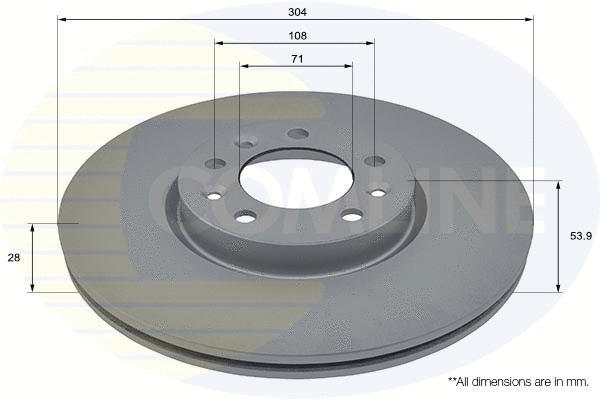 Brake Disc (ADC2848V)