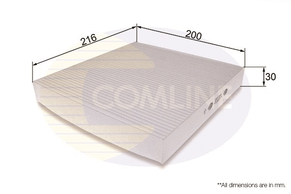 Filter, cabin air (EKF264)