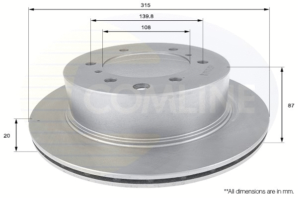 Brake Disc (ADC1045V)