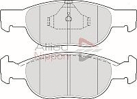 Brake Pad Set, disc brake (ADB0479)