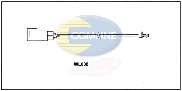 Warning Contact, brake pad wear (WL038)