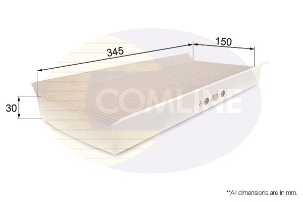 Filter, cabin air (EKF114)