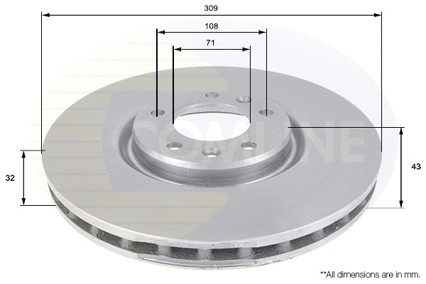 Brake Disc (ADC1548V)