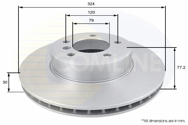 Brake Disc (ADC1738V)