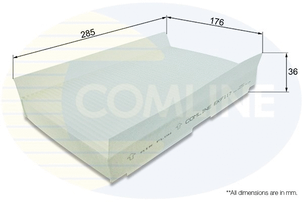 Filter, cabin air (EKF117)