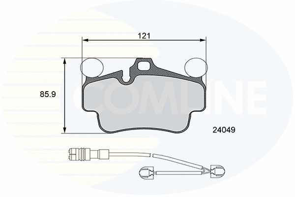 Brake Pad Set, disc brake (CBP26127)