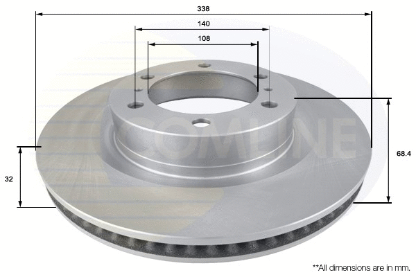 Brake Disc (ADC2505V)