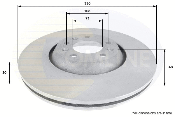 Brake Disc (ADC1552V)