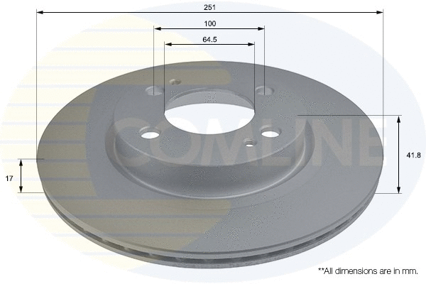 Brake Disc (ADC2811V)
