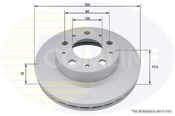 Brake Disc (ADC5013V)