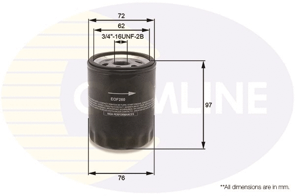 Oil Filter (EOF260)