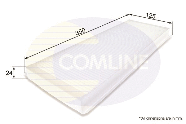 Filter, cabin air (EKF141)