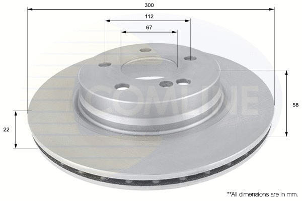 Brake Disc (ADC1658V)