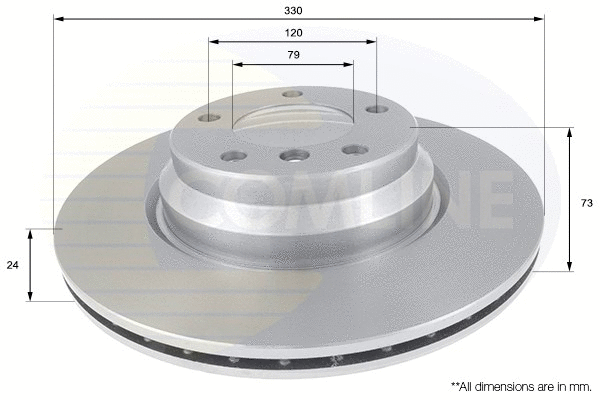 Brake Disc (ADC1736V)