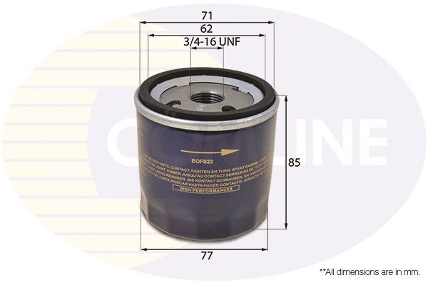 Oil Filter (EOF022)