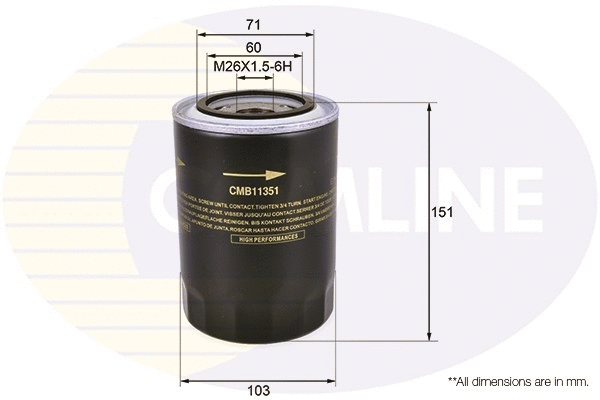 Oil Filter (CMB11351)