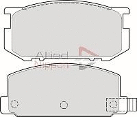 Brake Pad Set, disc brake (ADB3399)