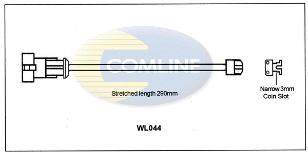Warning Contact, brake pad wear (WL044)