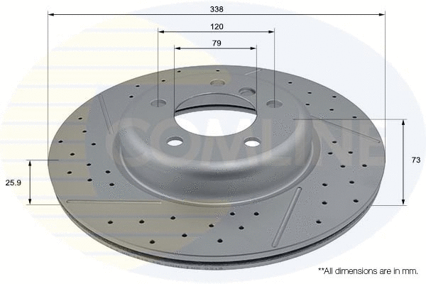 Brake Disc (ADC2816V)