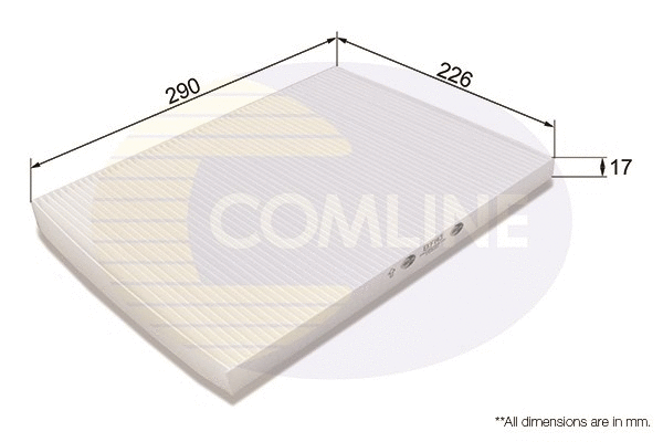Filter, cabin air (EKF143)