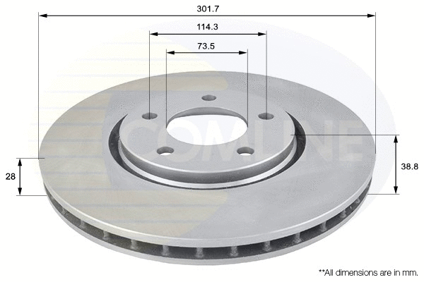 Brake Disc (ADC2305V)