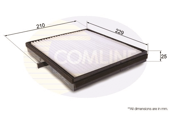 Filter, cabin air (EKF256)