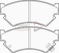 Brake Pad Set, disc brake (ADB3402)