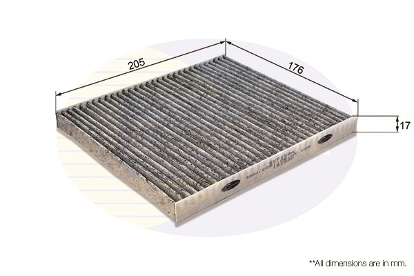 Filter, cabin air (EKF159A)