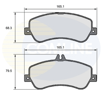 Brake Pad Set, disc brake (CBP06138)