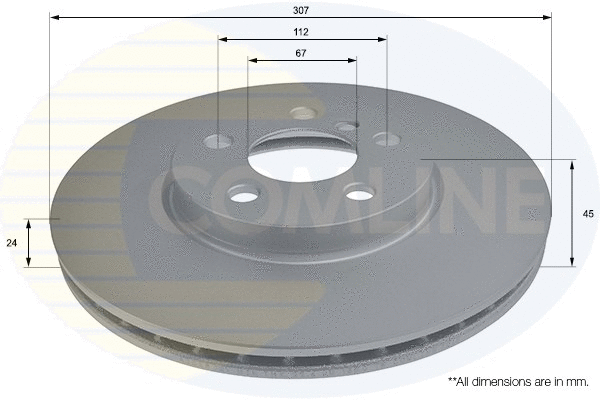 Brake Disc (ADC2802V)