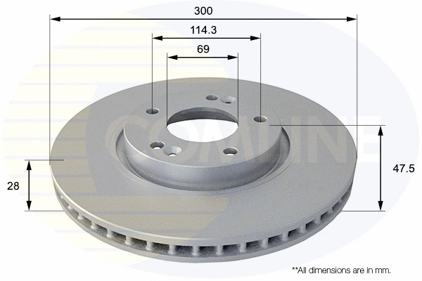 Brake Disc (ADC1089V)