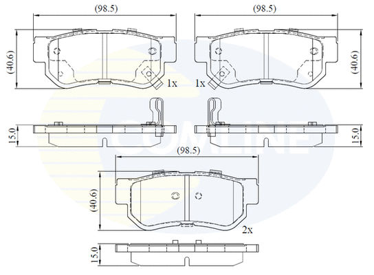 Brake Pad Set, disc brake (CBP3935)