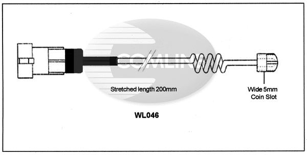 Warning Contact, brake pad wear (WL046)