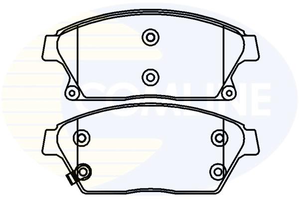 Brake Pad Set, disc brake (CBP32037)