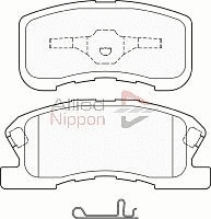 Brake Pad Set, disc brake (ADB3816)