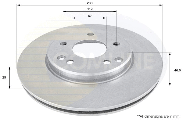 Brake Disc (ADC1603V)