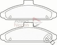 Brake Pad Set, disc brake (ADB3806)