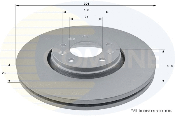 Brake Disc (ADC1579V)