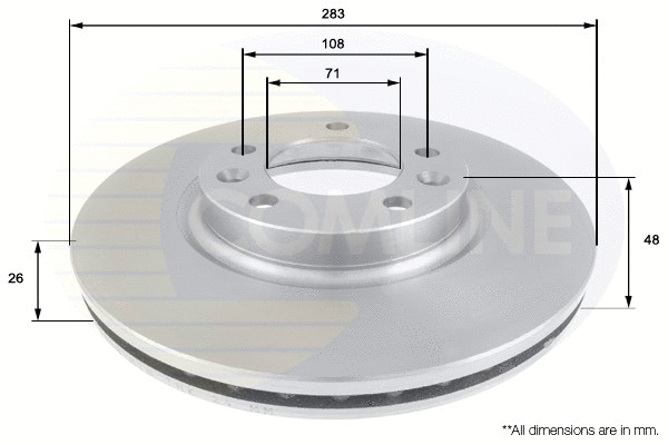 Brake Disc (ADC1532V)