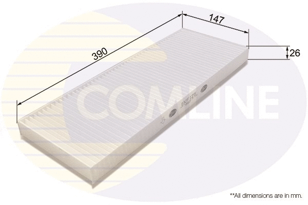 Filter, cabin air (EKF125)